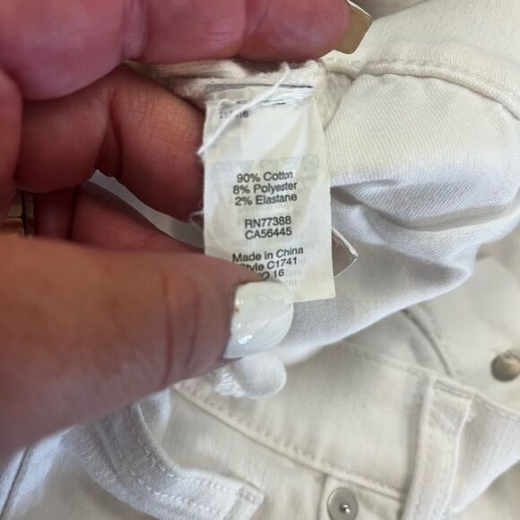 Madewell White 9” High Riser Skinny Skinny Jeans sz 28 - Picture 7 of 7